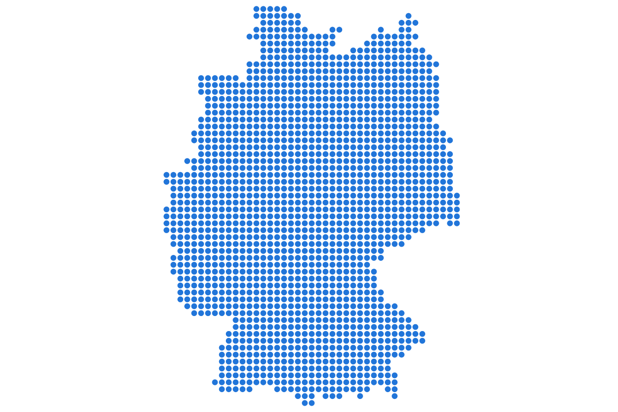 Illustration Deutschlandkarte